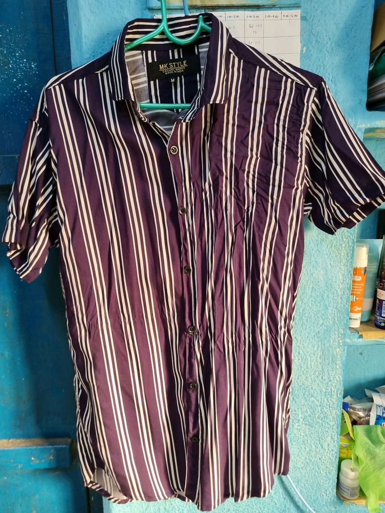 Short Sleeves Beach Shirt || Size "M"
