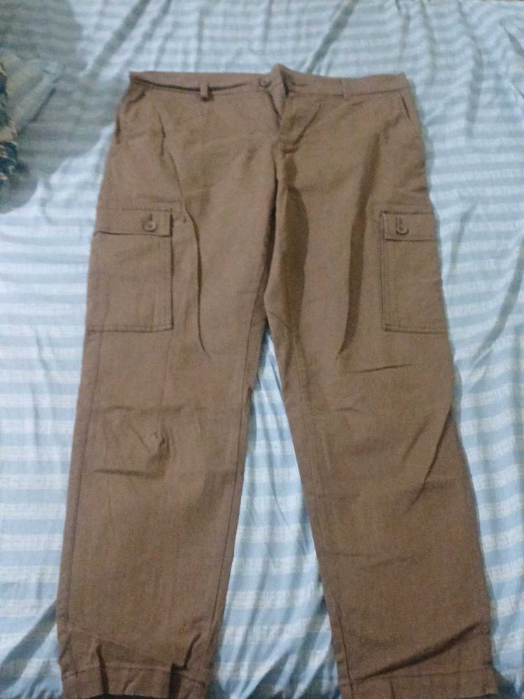 Men's Brown Cargo Pants