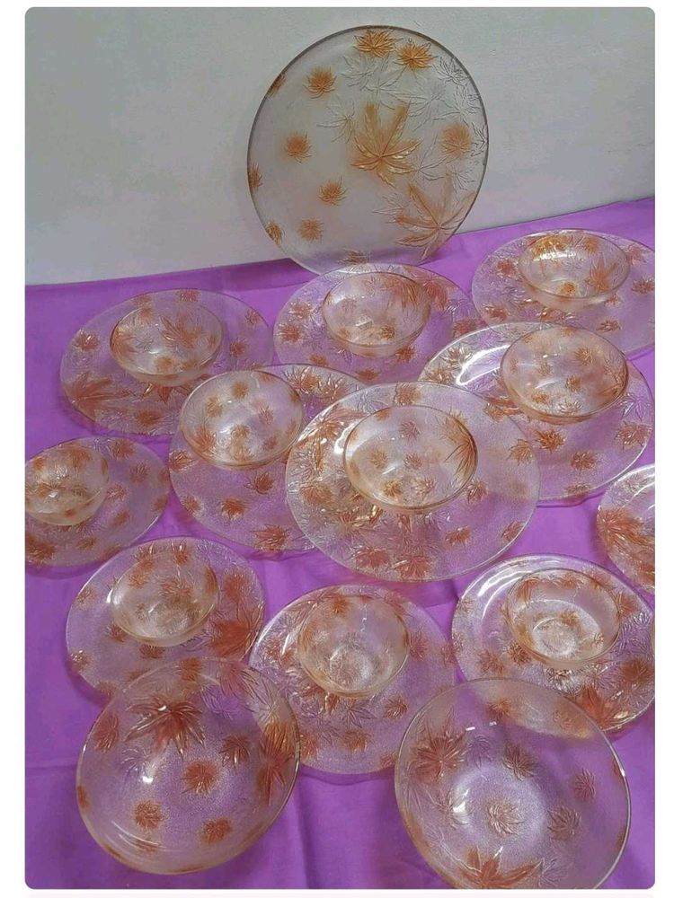 Glass Dinner Set