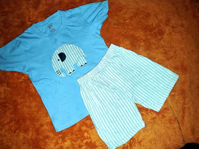 Cute Elephant Pajama Set