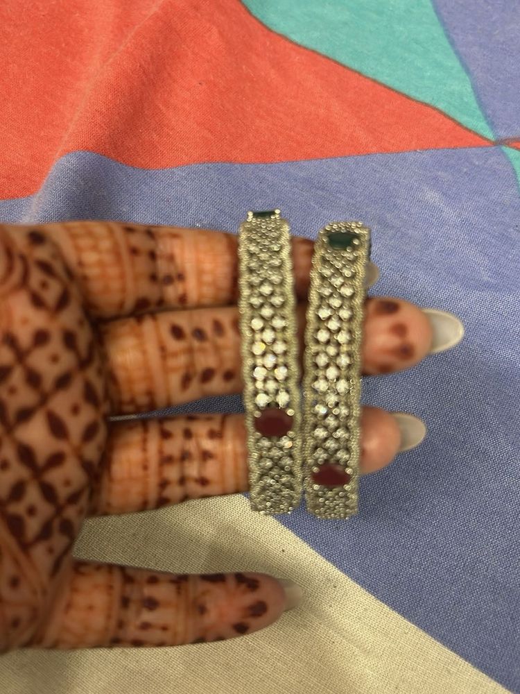Exquisite Indian Bangles with Stone Work