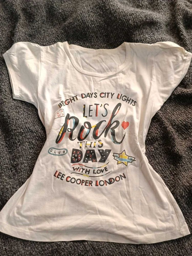 Lee Cooper London "Let's Rock" T-Shirt