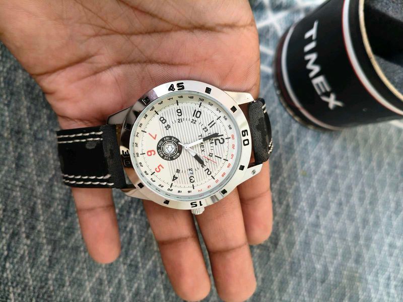Timex White Dial Watch