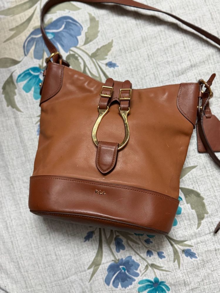 Brown Leather Hobo Bag