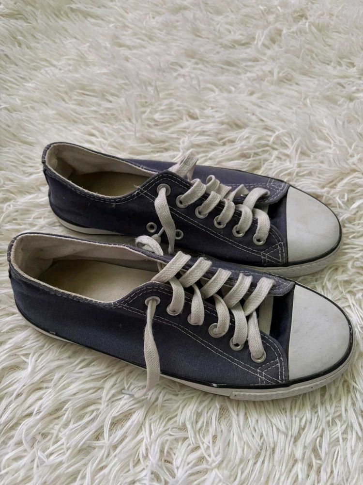 Casual Navy Blue Sneakers