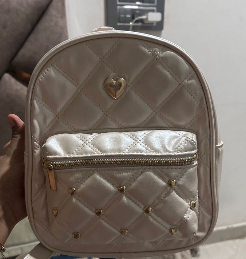 Quilted Heart Mini Backpack