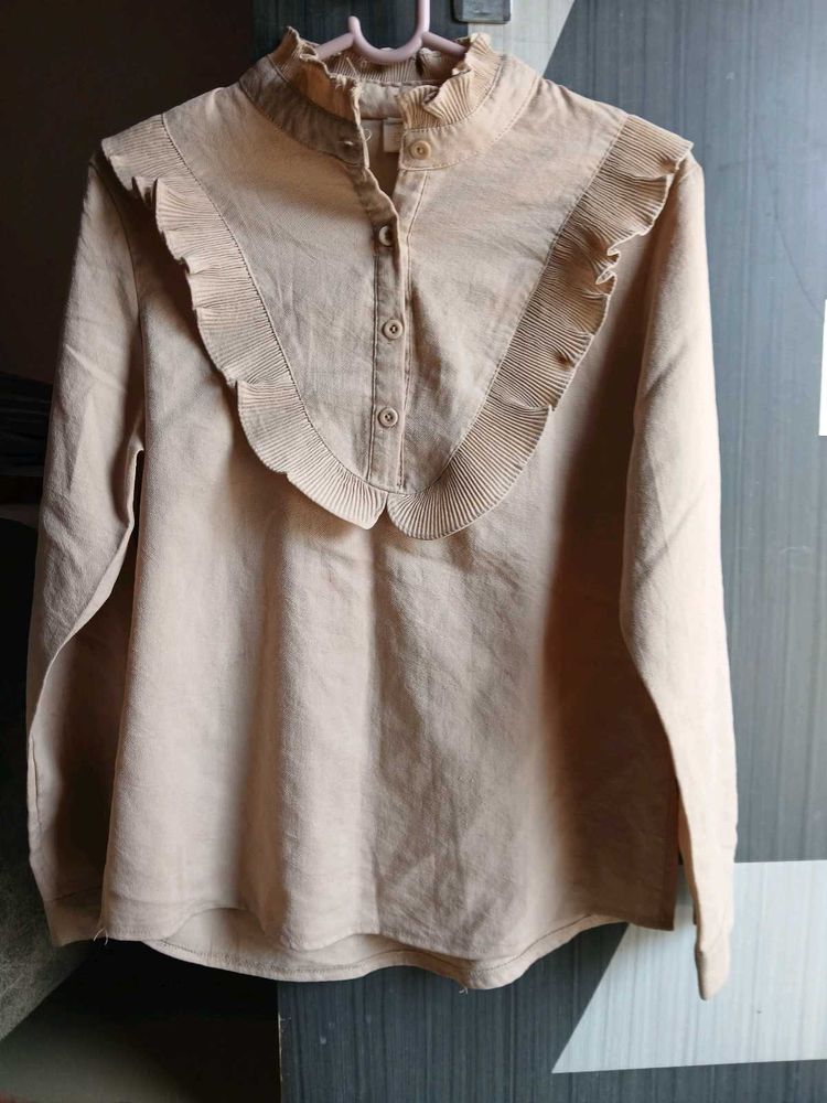 Ruffled Collar Blouse