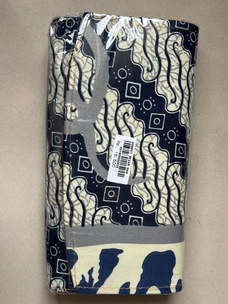 Blue and white Wallet from BALI