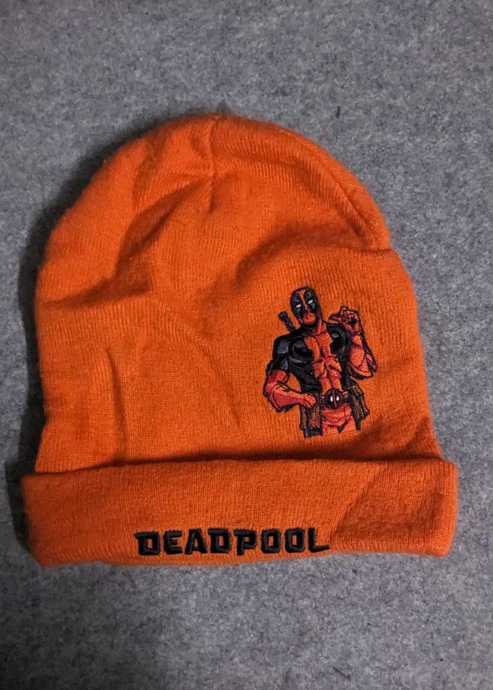 Orange Deadpool Beanie