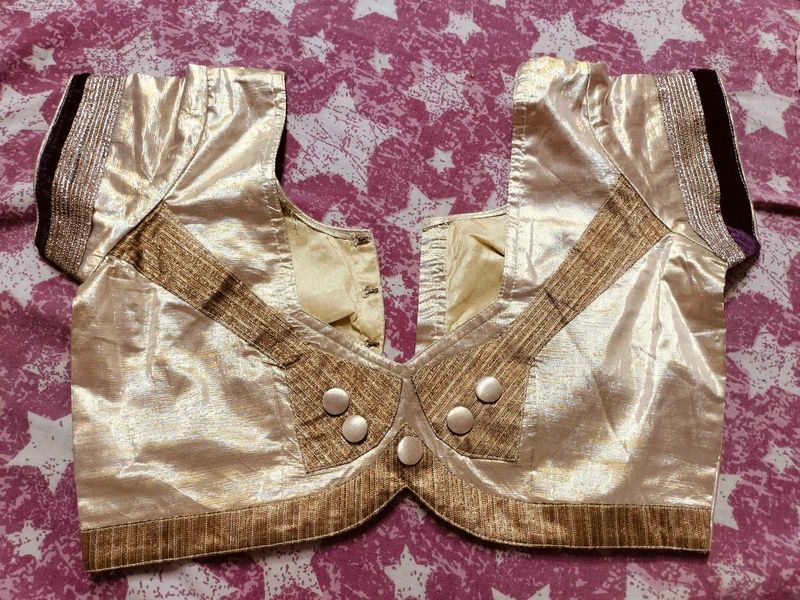Gold Sari Blouse