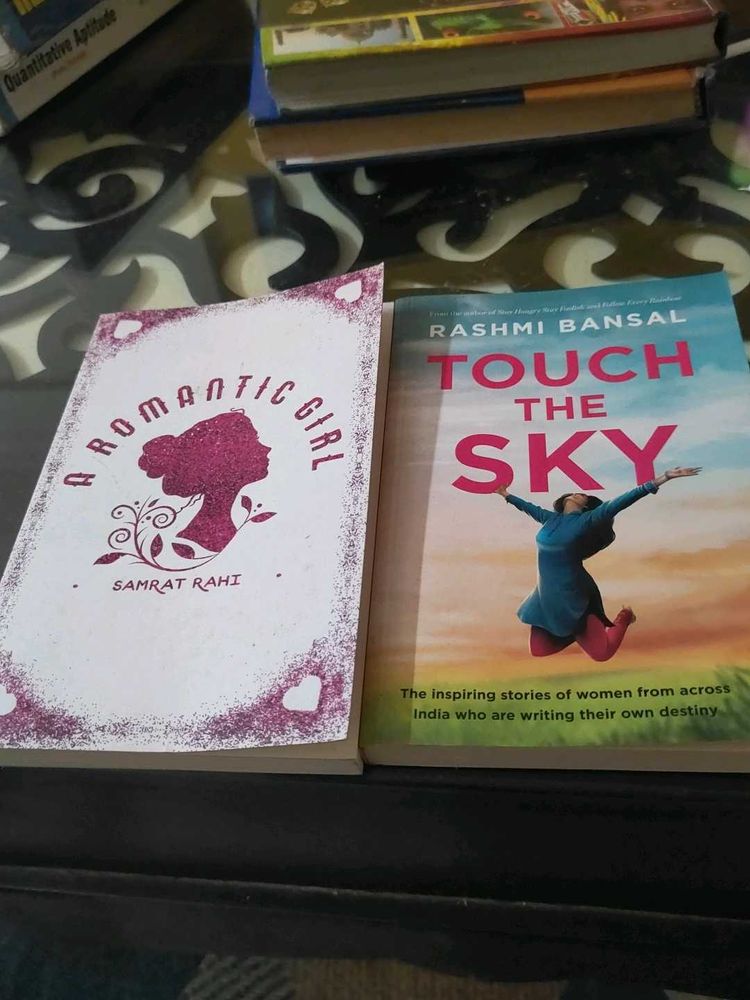 Two Fiction Books: A Romantic Girl &amp; Touch The Sky