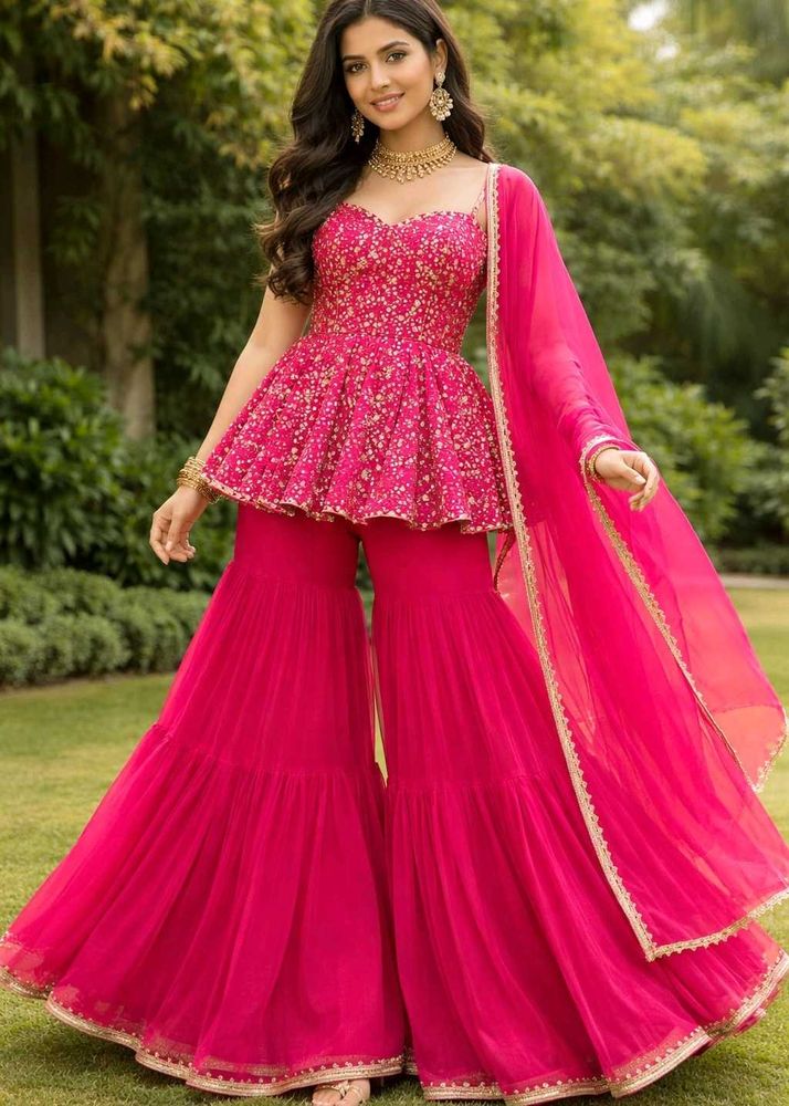 wedding wear sharara set