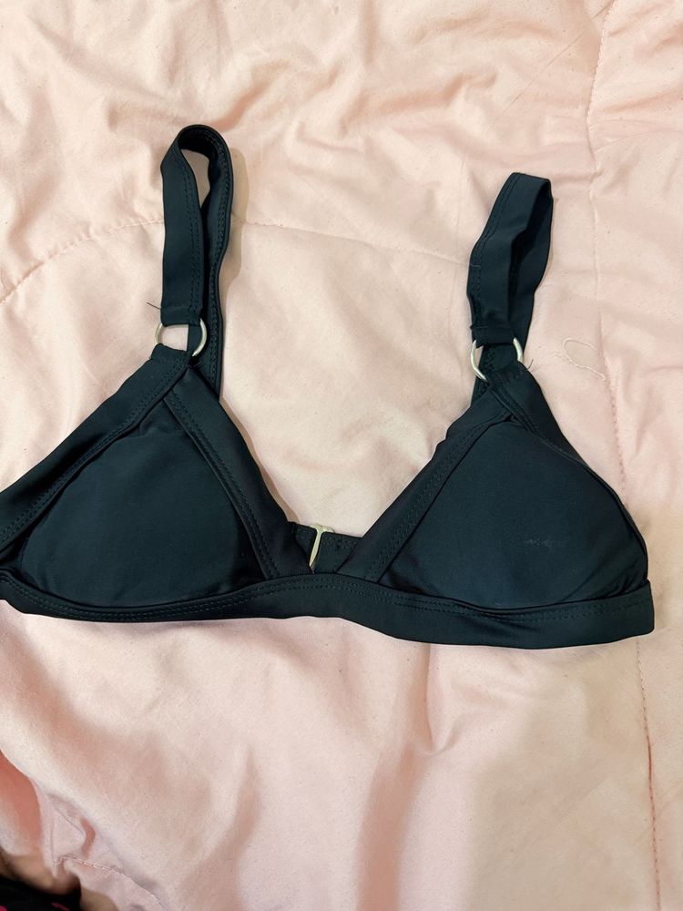 Black Triangle Bikini Top