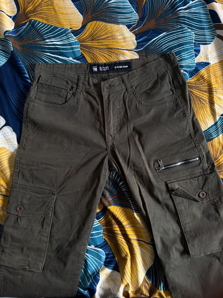 G-Star Raw  Original Cargo Pants Olive Green