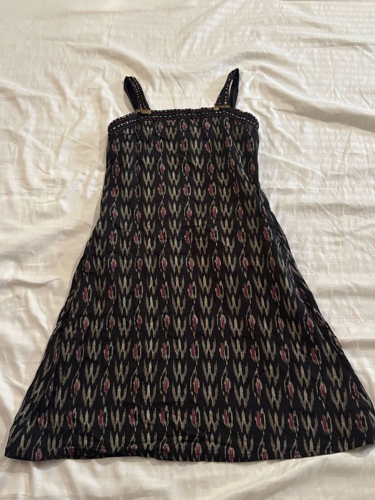 Boho Print Mini Dress