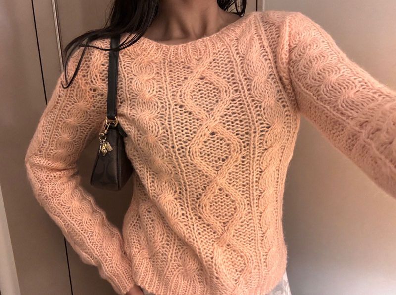 H&amp;M Peach Knit Sweater