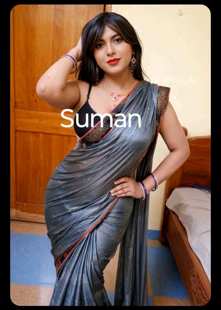 Elegant Grey Saree with Red Border
