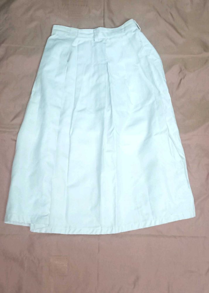 white skirt