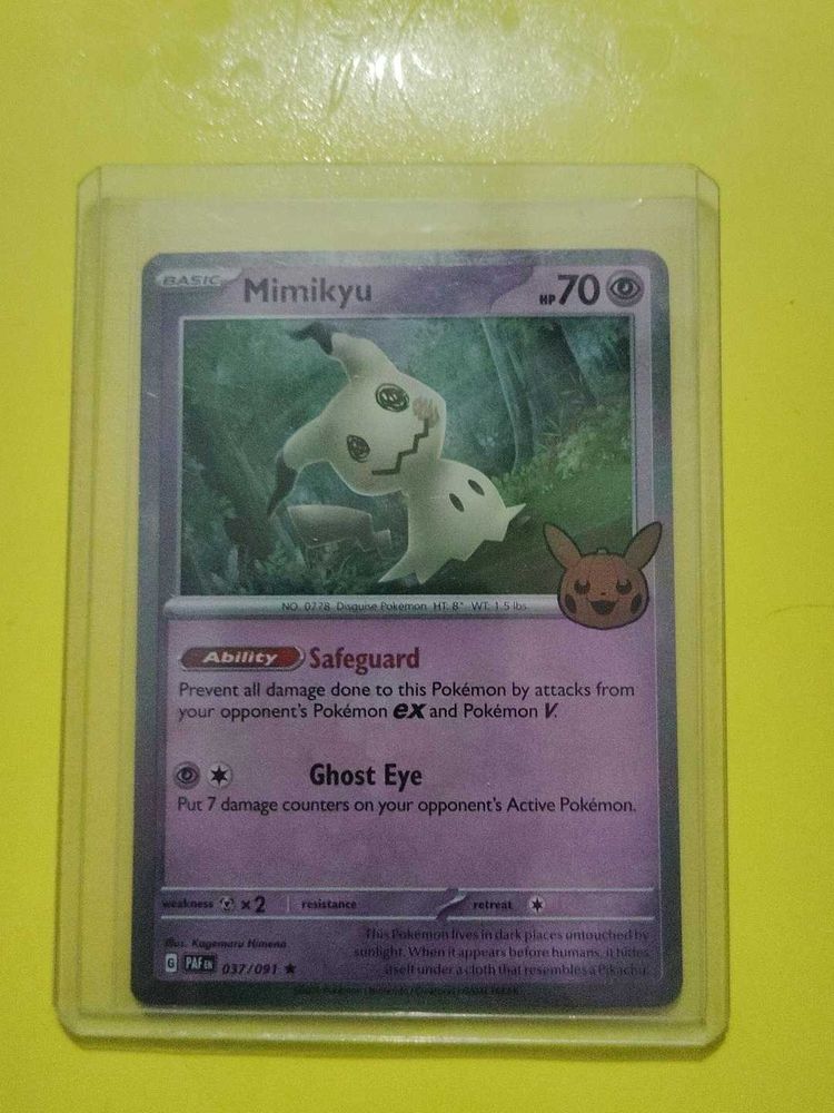 Pokemon Tcg Original Mimikyu Cosmos Hollo