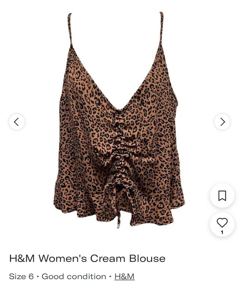 H&amp;M Animal Print Cami