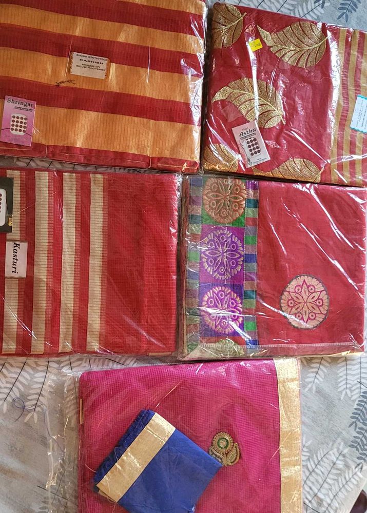 combo or 5 doriya saree 🎀