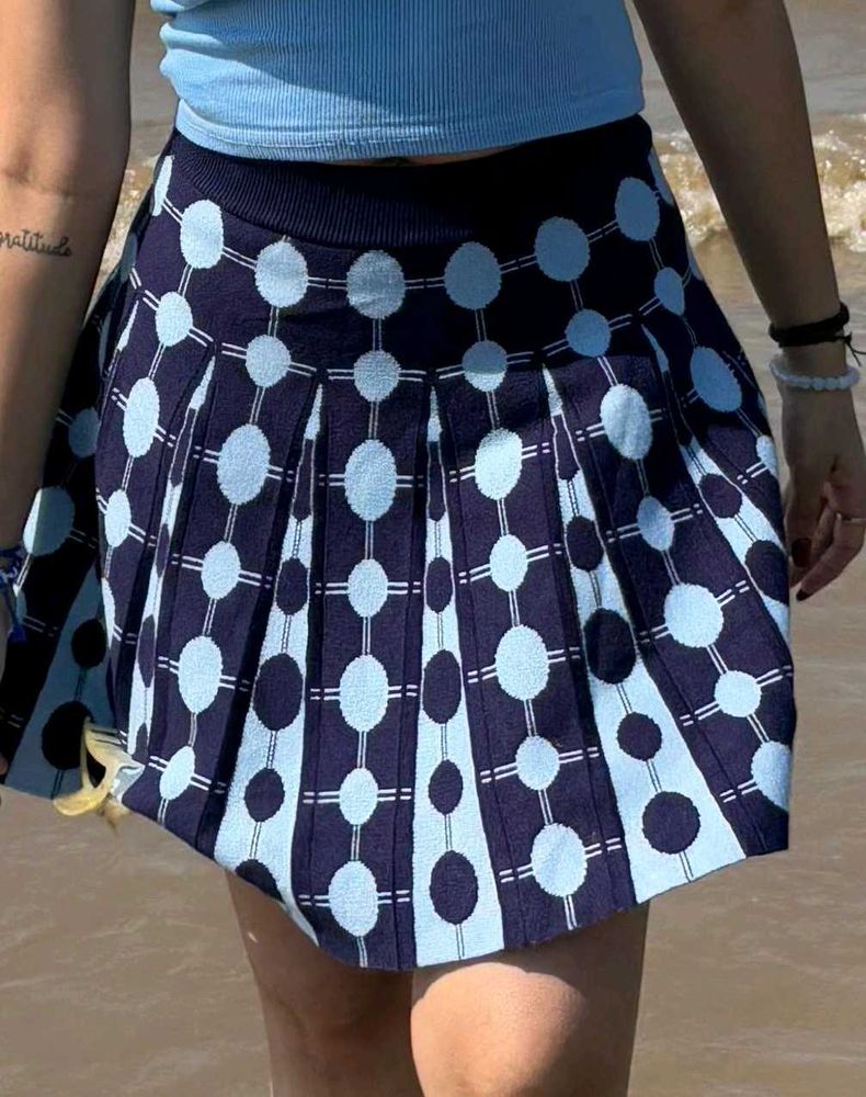 Polka Dot Mini Skirt