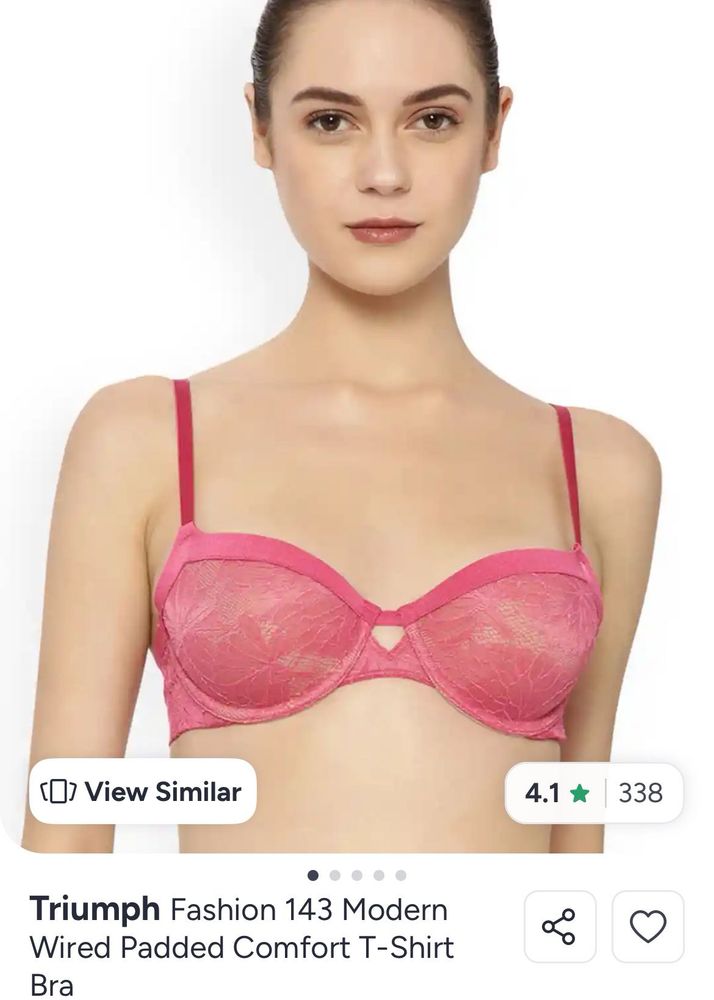 new triumph padded tshirt bra-34b