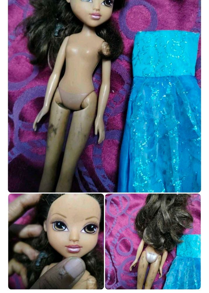 Doll with Blue Dress