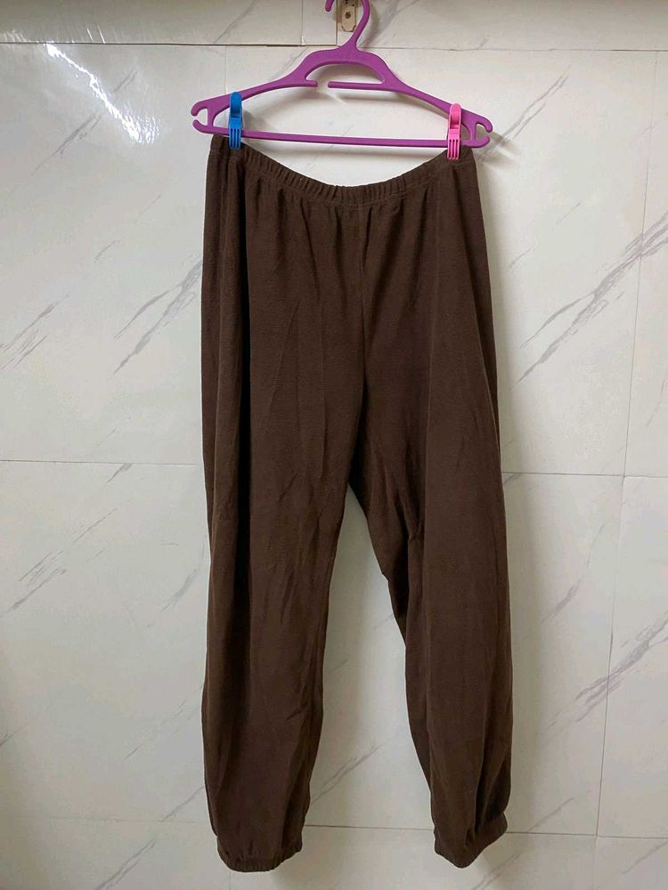 Urbanic Brown Fleece Joggers (2XL) - Never Worn