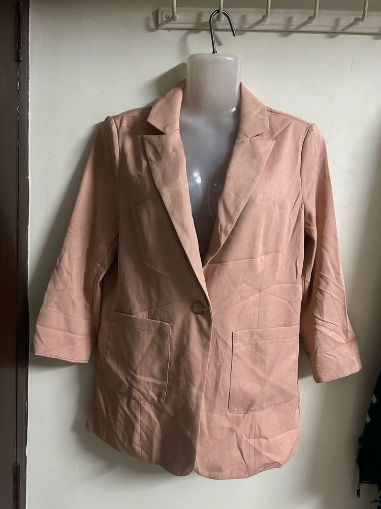 Blush Pink Blazer