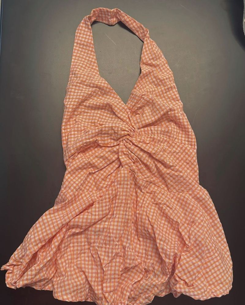 Cute Gingham Halter Top