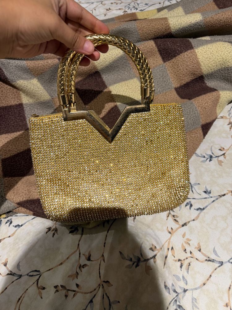 Sparkling Gold Evening bag
