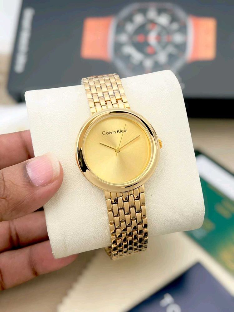 Calvin Klein Gold Tone Watch