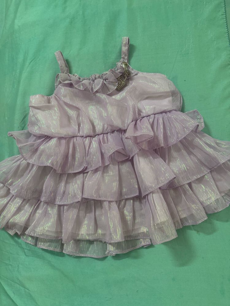 Cute Ruffled Party baby girls Dress