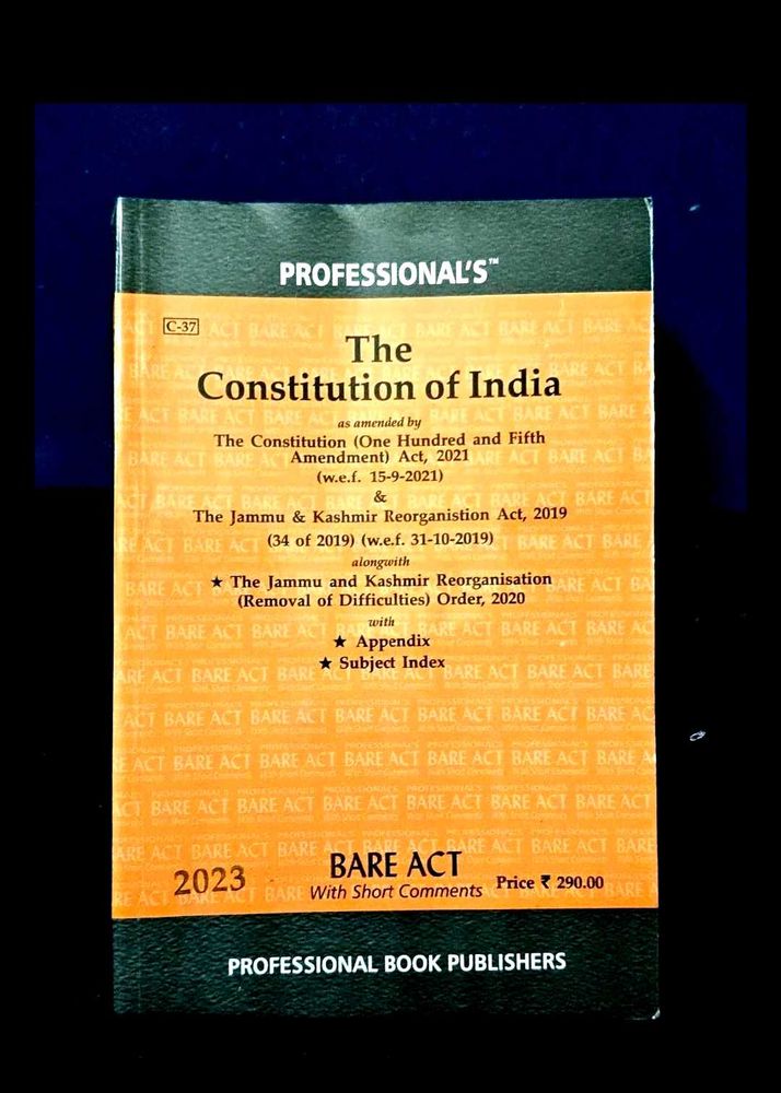 Constitution of India (#BareAct 2023 Edition)