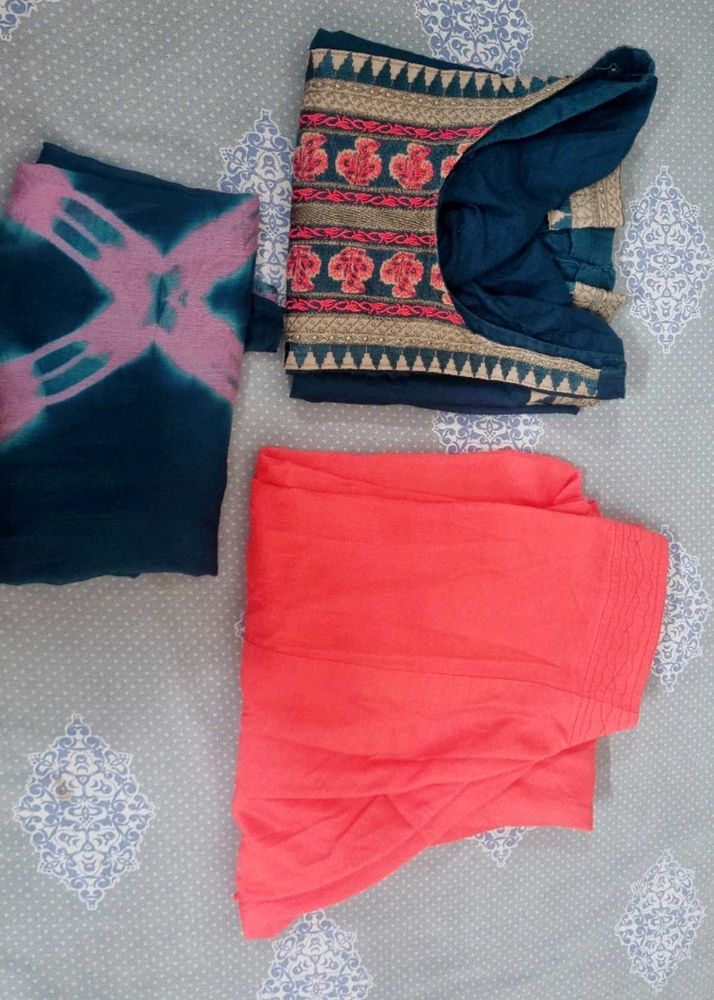 Elegant Teal Embroidered Kurta Set