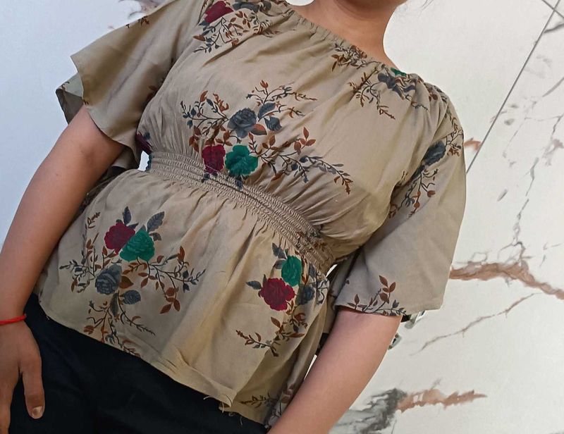 Floral Print Top
