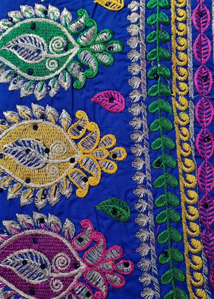 Embroidered Blue suit (Unstitched)