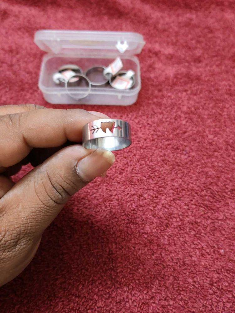 Unique Arrow &amp; Heart Ring