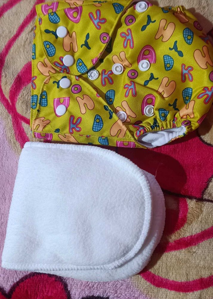 Cute Alphabet Print Baby Diaper