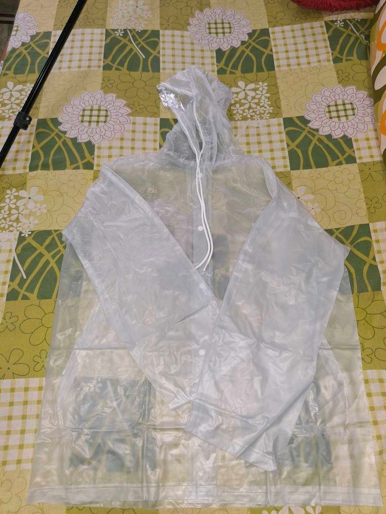Clear Raincoat with Hood