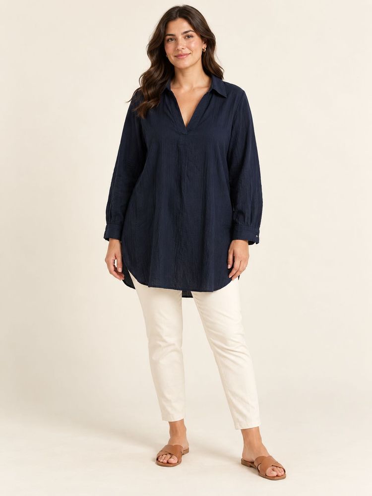 H&amp;M Black Tunic Top