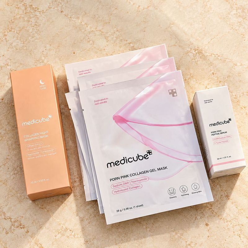 Medicube 3-Piece Korean Skincare Combo Set