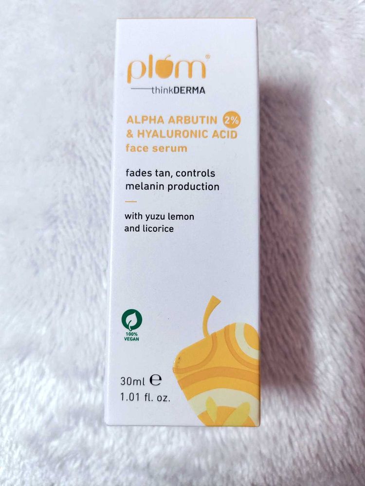 Plum 2% Alpha Arbutin &amp; Hyaluronic Acid Face Serum