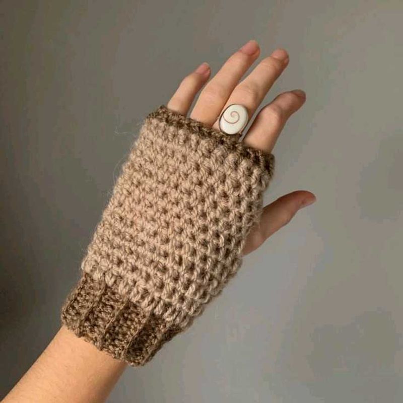 Crochet Fingerless Gloves