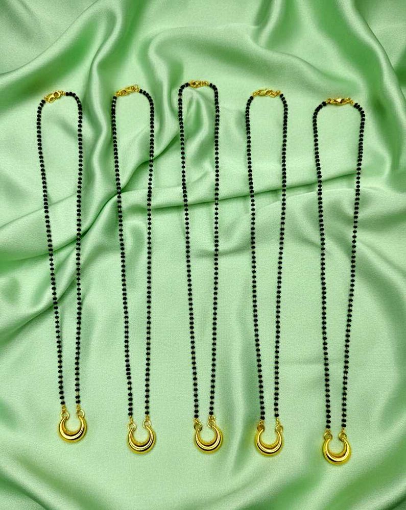 Gold Plated Moon Mangalsutra 1 pcs