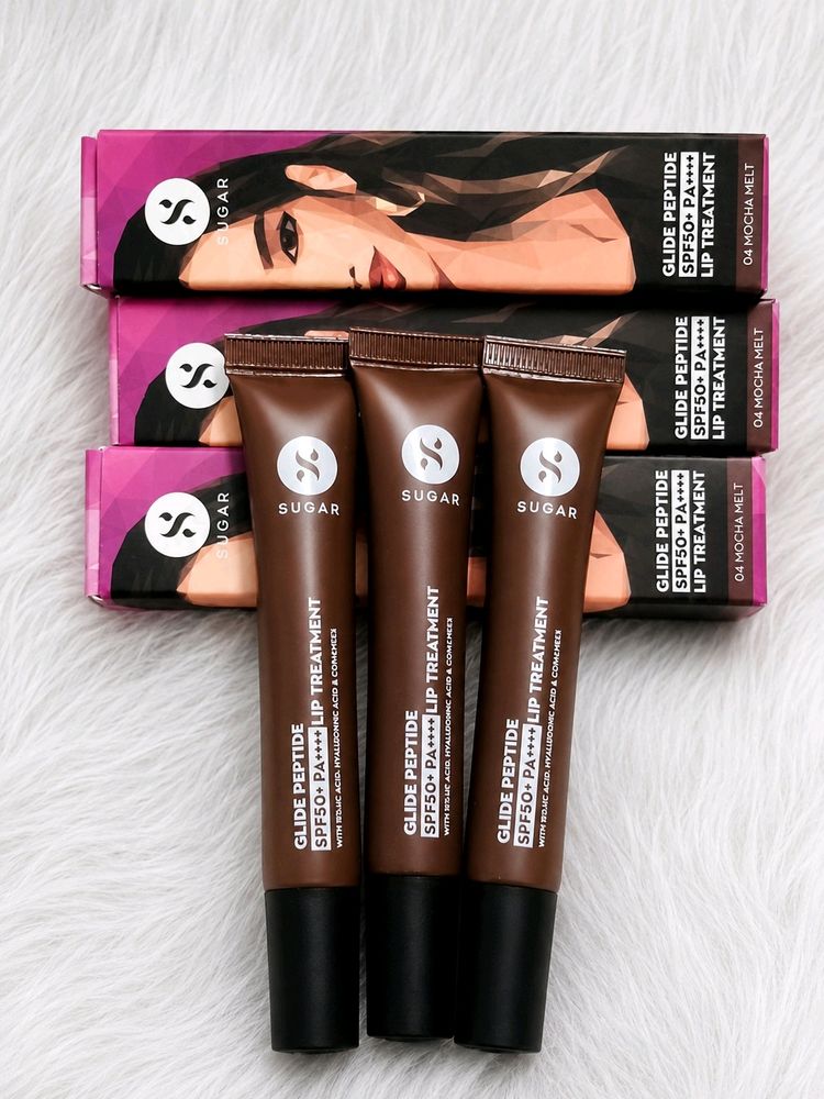 Pack Of 3 Sugar Glide Peptide SPF 50+ Lip Balm