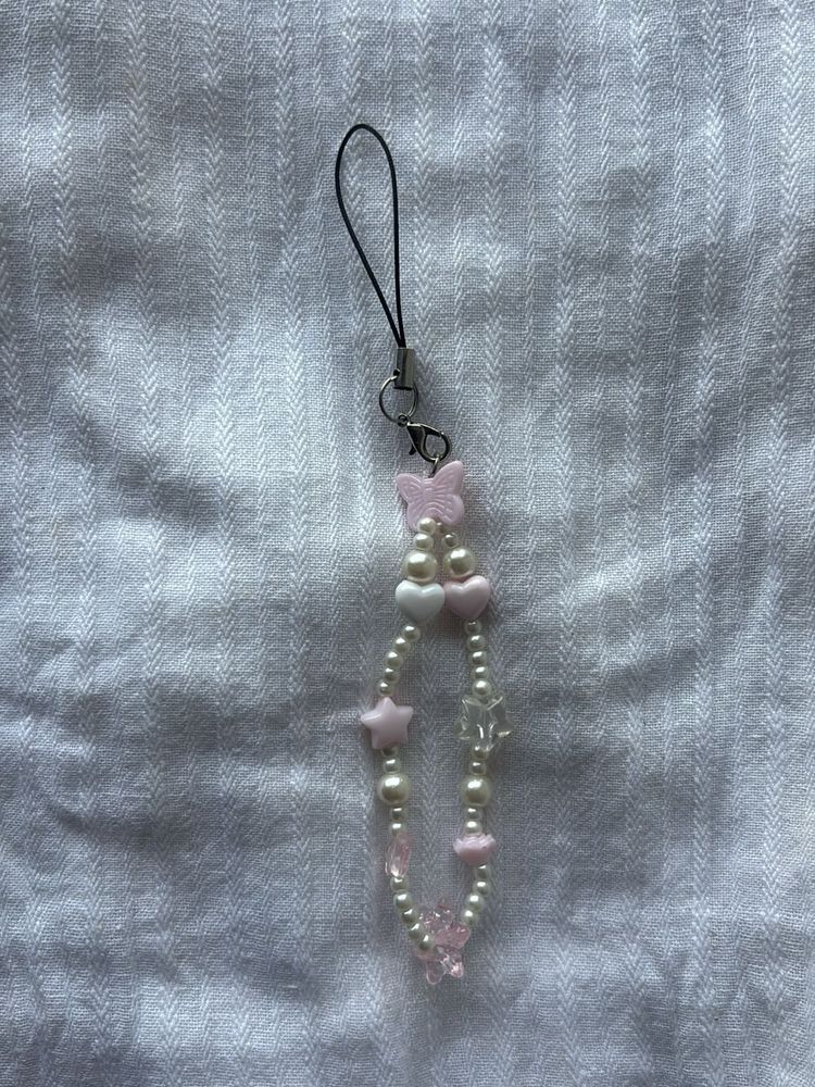 Beaded Phone Charm