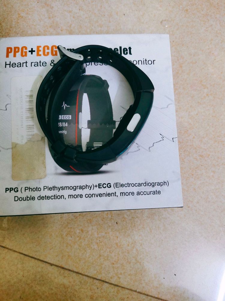 PPG+ECG Heart Rate Monitor Bracelet Never Used