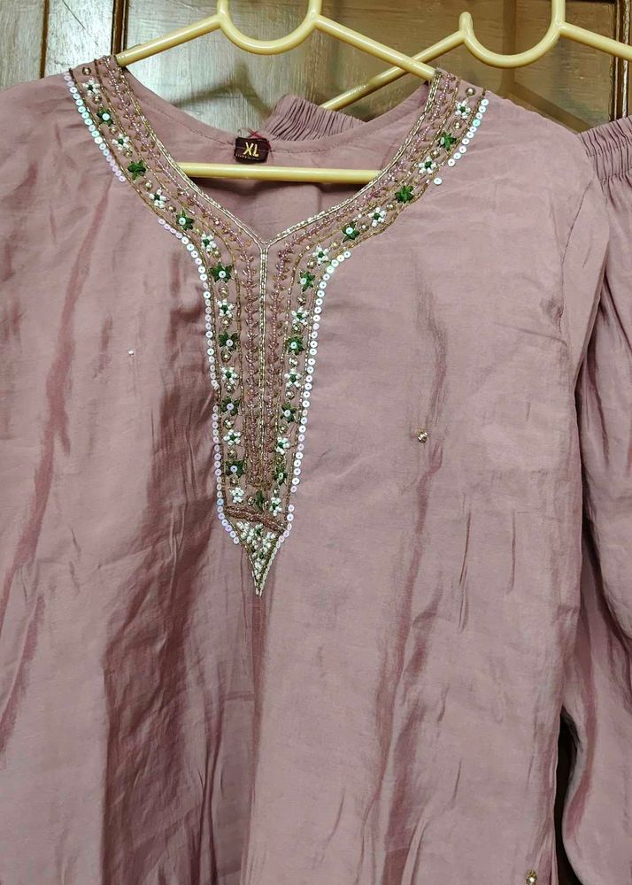 Embellished Kurta Set